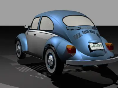 Volkswagen beetle Free 3D model