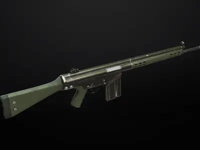 GEWHER 3 - G3 - Model and Textures Low-poly 3D model Low-poly 3D model