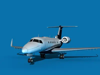 Embraer Praetor 500 V04 3D model