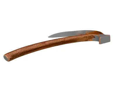 Rusty Iron Crowbar 3D Model 3D model