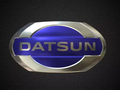 datsun logo 3D model