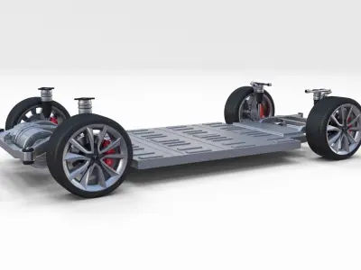 Tesla Model 3 Chassis 3D model