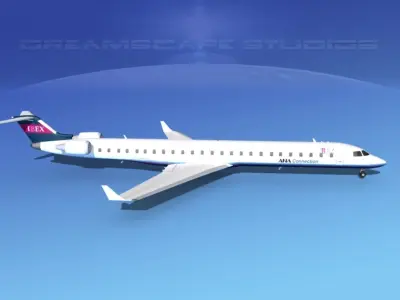 Bombardier CRJ1000 Ibex  3D model