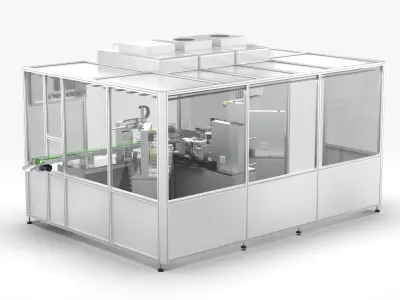 Multi-station Automatic Labeling Machine 3D model