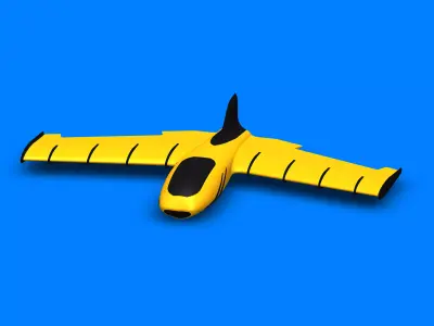 RC SHARK FPV PLANE 3D print model