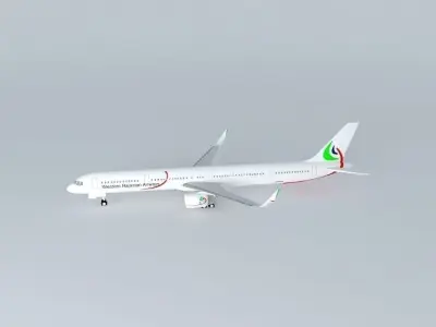 Western Rajastan Airways Boeing 757 300W Free 3D model