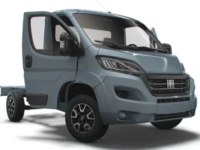 Fiat Ducato Chassis HQInterior SCab 3000WB 2023 3D model