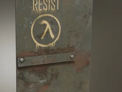 Half-Life 2 Shield Pack Free low-poly 3D model