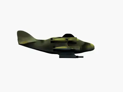 Sci-Fi Biplane 3D print model