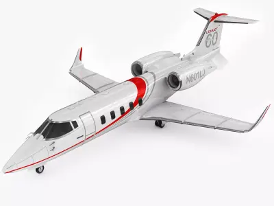 Bombardier Learjet 60 3D model