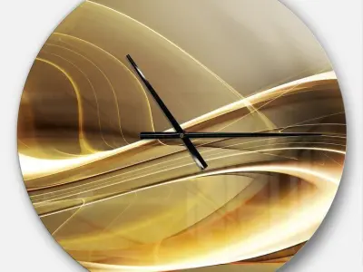 Burnette Elegant Modern Sofa Wall Clock Free 3D model