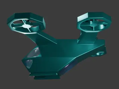 Lightweight drone 3D model