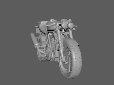 suzuki street fighter 3D model