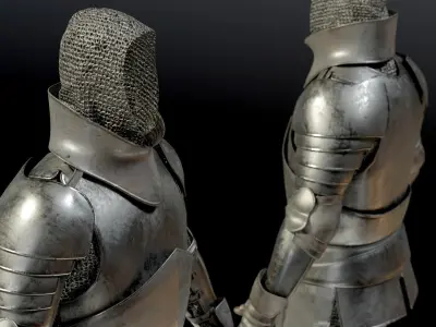 SOLDIER Medieval Knight 3D model