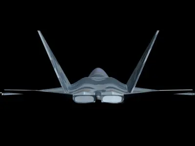 F-22 Raptor Fighter-jet 3D model