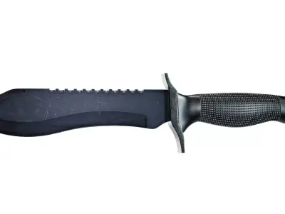 Fixed Knife 3D model