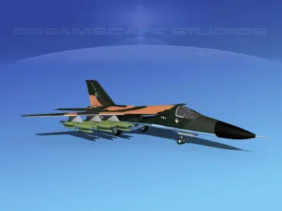 General Dynamics FB-111 Aardvark V03 3D model