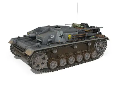 StuG III - Ausf D - StuG Abt 192 3D model