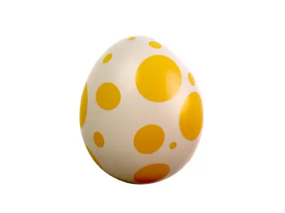 Dinosaur Egg Low-poly 3D model