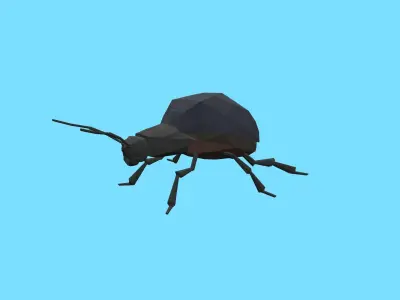 9t5 Low Poly Insects 2 Low-poly 3D model