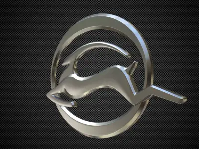 impala logo 3D model