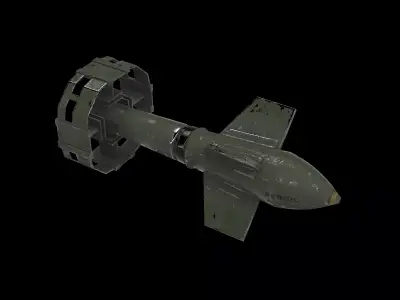 glide bomb 02 3D model