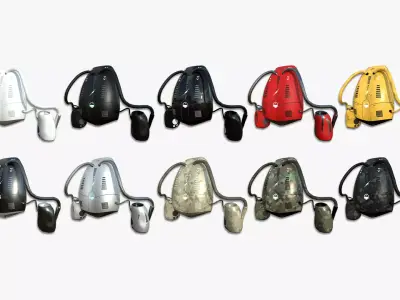 10 Jetpacks I Collection - SciFi Character Design 