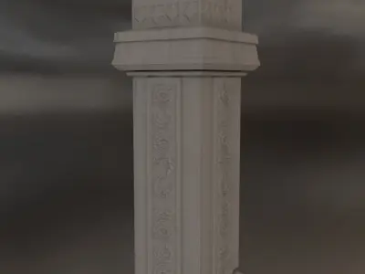Indian Temple Architecture - Game and Movie Ready Low-poly 3D model