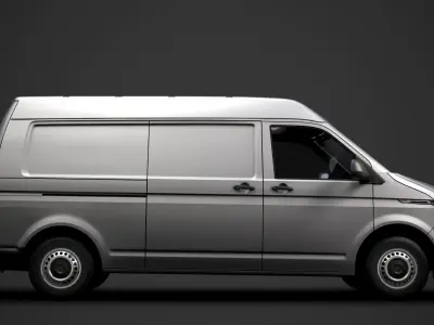 Volkswagen Transporter Van L2H2 T61 2020 3D model
