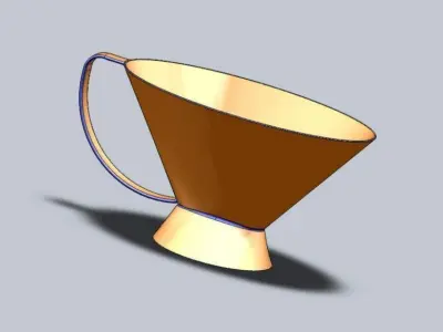 Strainer Caf Free 3D model