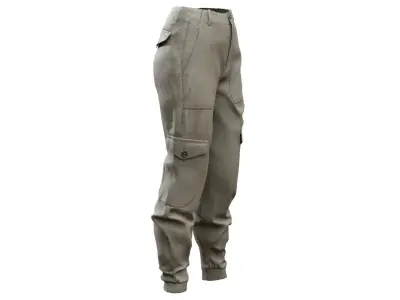 Pants 132 - All MH Bodies - UE5 Skeletons - Rigged Low-poly 3D model