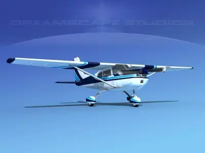 Cessna 175 Skylark V08 3D model