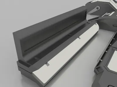 SCI FI LIGHT MODELS x 15 3DS MAX 3D model