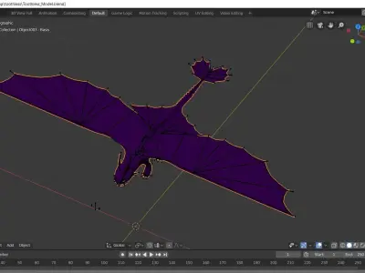 Toothless Model dragon Free 3D model