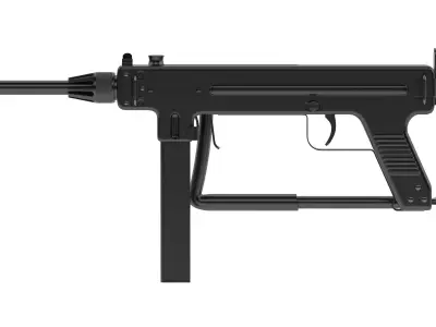Madsen M-50  3D model