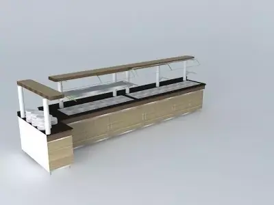 Kit-007 Mesa Self Service por: Alex Marques Free 3D model