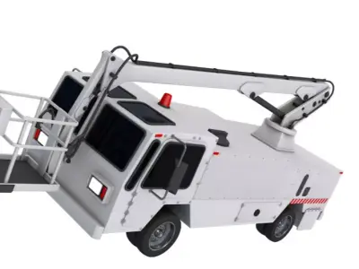 Aircraft Deicing Vehicle 3D model