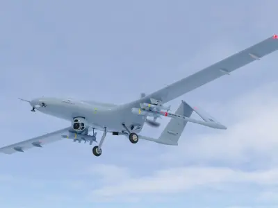 Bayraktar TB2 3D model