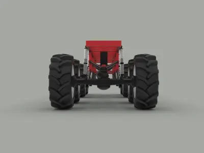 Chassis 8x8 3D model