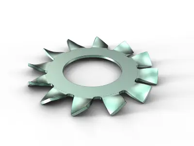 Tooth washer 3D model