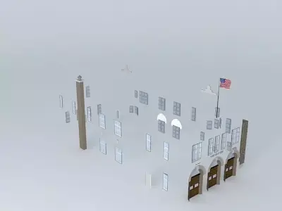 Stn 18 St Paul Minnesota Fire Station 18 built in 1908 Free 3D model