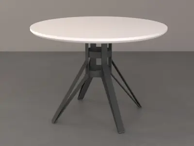 ROUND COFFEE KITCHEN TABLE BASE - BALASAGUN LAGARI TABLE BASE Free 3D model