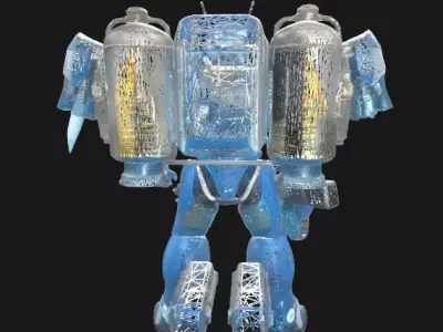 Sci-Fi Heavy Trooper 3D model