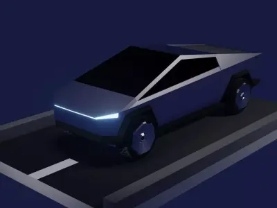 Tesla Cybertruck 3D model Free 3D model