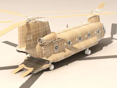 CH-47 Esercito Italiano 3D model