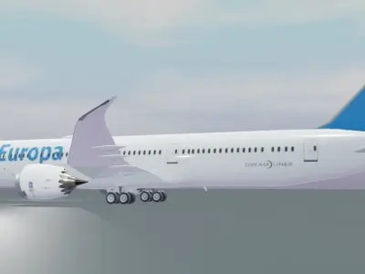 Boeing 787-9 dreamliner Multi livery pack 5 liveries Low-poly 3D model
