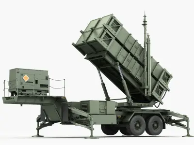 MIM-104 Patriot launcher 3D model