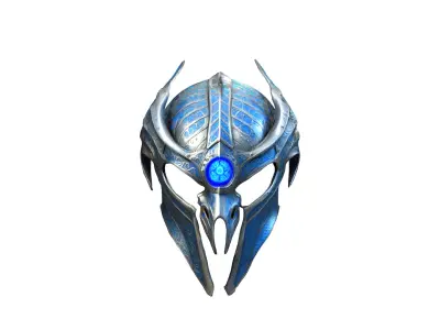 Armor Helm Low-poly 3D model