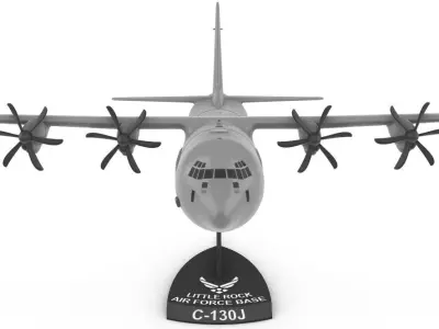 C-130J 3D print model