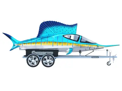 Jet Ski Seabreacher Salefish 3D model